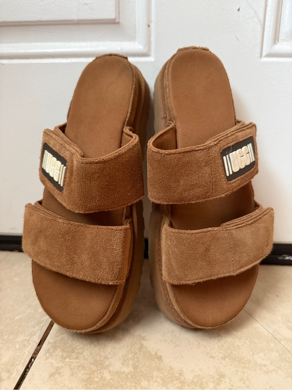 UGG Greer Double-Strap Slide Sandals